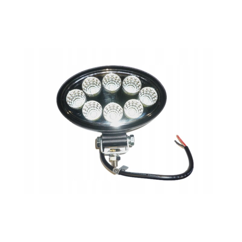 Work lamp 8 LED 12v 24v oval halogen searchlight