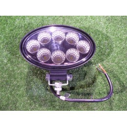 Work lamp 8 LED 12v 24v oval halogen searchlight