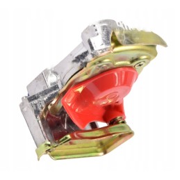 Soft air connector with valve, M22 x 15 thread