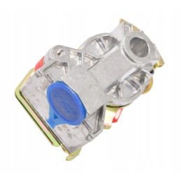 Soft air connector with valve, M22 x 15 thread