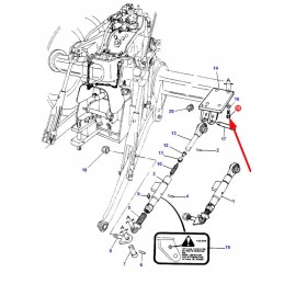 3008676x1 rear linkage stabilizer bolt m