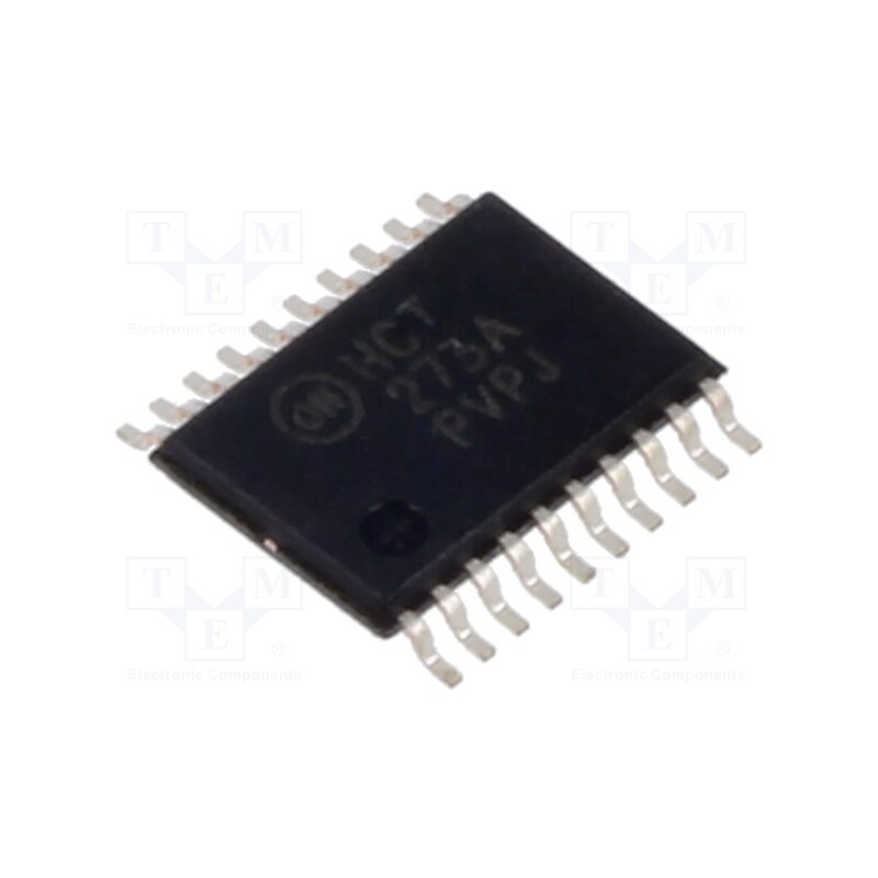 1 pcs x ONSEMI - MM74HCT273MTC - IC: digital, octal,D flip-flop, Ch: 8, CMOS,TTL, HCT, SMD, TSSOP20WB