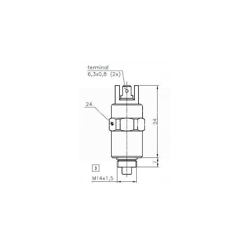 Extinguishing coil case perkins 28730179 54 30 020 438