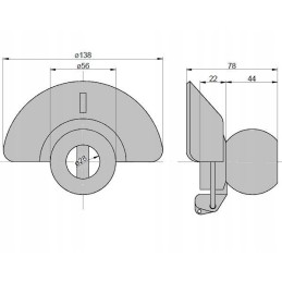 Ball with collar and pin cat. 2 2 56x28 replace