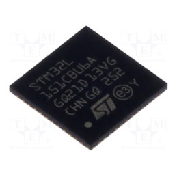 1 pcs x STMicroelectronics - STM32L151CBU6A - IC: ARM microcontroller, 32MHz, UFQFPN48, 1.8÷3.6VDC, -40÷85°C