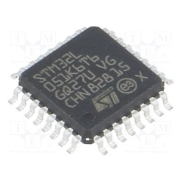 1 pcs x STMicroelectronics - STM32L051K6T6 - IC: ARM microcontroller, 32MHz, LQFP32, 1.65÷3.6VDC, -40÷85°C