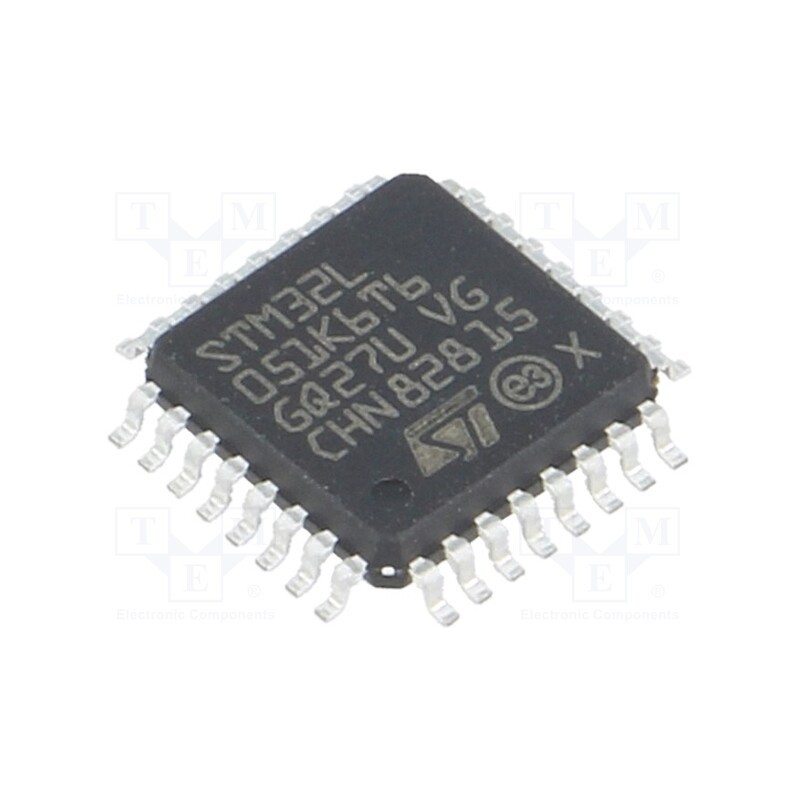1 pcs x STMicroelectronics - STM32L051K6T6 - IC: ARM microcontroller, 32MHz, LQFP32, 1.65÷3.6VDC, -40÷85°C