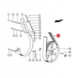 V-belt claas 644404 1 gates 1425254