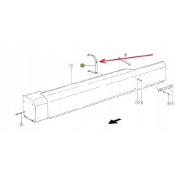 661952 0 left cover handle