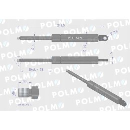 Roof actuator 7013263m91 fits Massey Ferguso