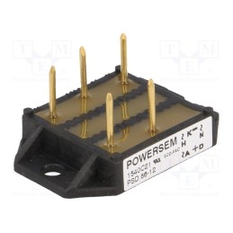 1 pcs x POWERSEM - PSD 86/12 - Bridge rectifier: three-phase, Urmax: 1.2kV, If: 86A, Ifsm: 530A