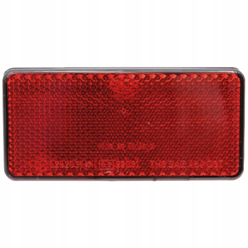 Red reflector blister