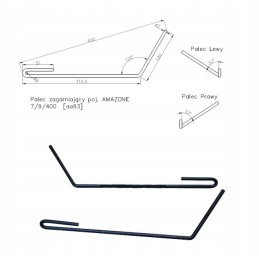Amazon seed drill harrow right 7 9 400