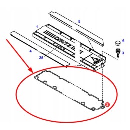 F712201210020 agco valve cover gasket