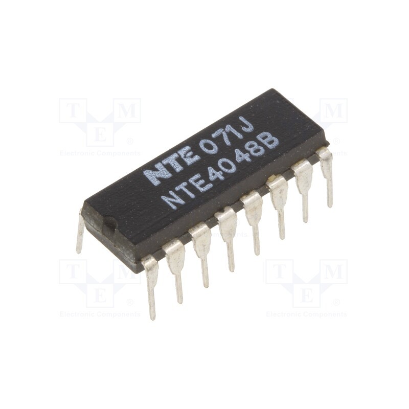 1 pcs x NTE Electronics - NTE4048B - IC: digital, configurable,multiple-function, IN: 8, CMOS, THT