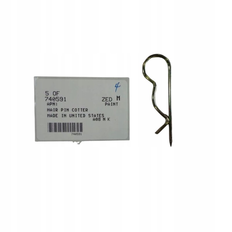 Drum finger cotter pin new holland case cnh 740591