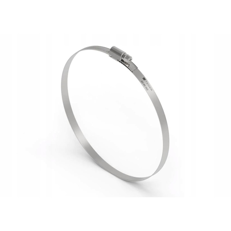 Clamping band 60 80 worm clamp W2 steel