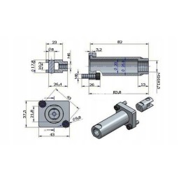 Hydraulic distributor cable assembly kit