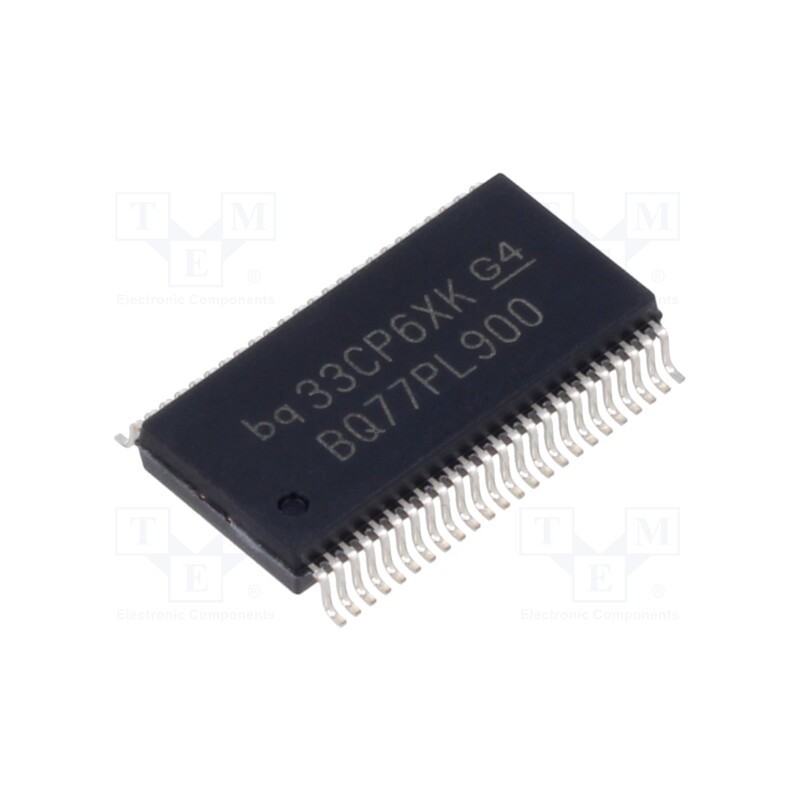 1 pcs x TEXAS INSTRUMENTS - BQ77PL900DL - IC: Supervisor Integrated Circuit, 7.5÷50VDC, SSOP48