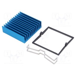 1 pcs x Advanced Thermal Solutions - ATS-X53425G-C1-R0 - Heatsink: extruded, grilled, BGA, blue, L: 42.5mm, W: 42.5mm, 4.3°C/W