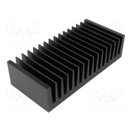 1 pcs x FISCHER ELEKTRONIK - SK85/75/SA - Heatsink: extruded, grilled, black, L: 75mm, W: 160mm, H: 40mm