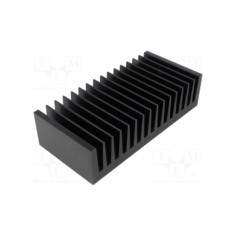 1 pcs x FISCHER ELEKTRONIK - SK85/75/SA - Heatsink: extruded, grilled, black, L: 75mm, W: 160mm, H: 40mm