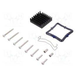 1 pcs x Advanced Thermal Solutions - ATS-61310D-C1-R0 - Heatsink: extruded, grilled, black, L: 31mm, W: 31mm, H: 9.5mm