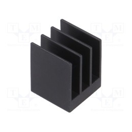 1 pcs x Advanced Thermal Solutions - ATS-54150R-C1-R0 - Heatsink: extruded, grilled, BGA, black, L: 15mm, W: 15mm, H: 19.5mm