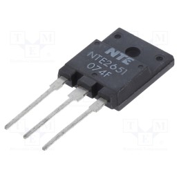 1 pcs x NTE Electronics - NTE2651 - Transistor: NPN, bipolar, 800V, 10A, 70W, TO3PML