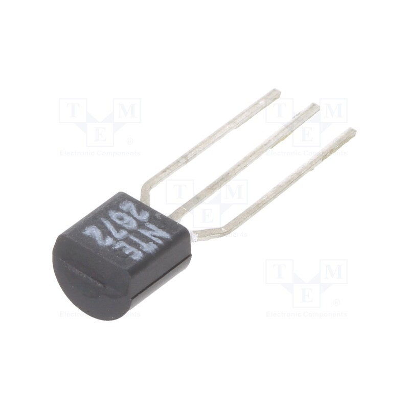 1 pcs x NTE Electronics - NTE2672 - Transistor: NPN, bipolar, 50V, 0.2A, 0.6W, TO92