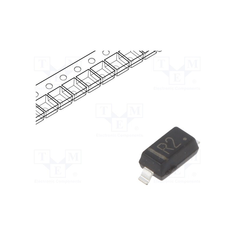 25 pcs x MICRO COMMERCIAL COMPONENTS - MBR0520-TP - Diode: Schottky switching, SMD, 20V, 500mA, SOD123,