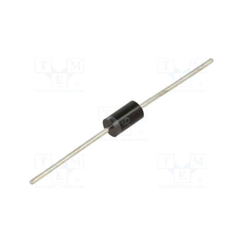 5 pcs x DC COMPONENTS - HER506 - Diode: rectifying, THT, 600V, 5A, , Ifsm: 150A, DO27, 100ns