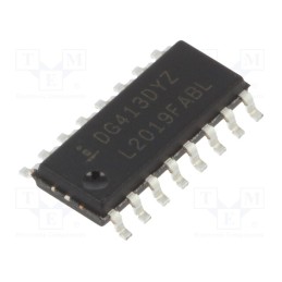 1 pcs x RENESAS - DG413DYZ - IC: analog switch, SPST-NO/NC, Ch: 4, SO16, , ±5÷20VDC,5÷44VDC