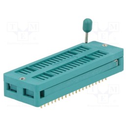 1 pcs x CONNFLY - DS1043-400G - Socket: integrated circuits, ZIF, DIP40, 7.62/15.24mm, THT, 50VDC
