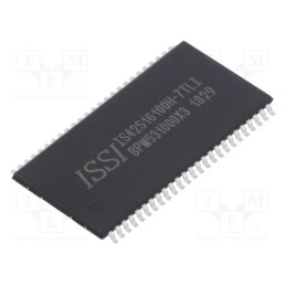 1 pcs x ISSI - IS42S16100H-7TLI - IC: DRAM memory, 16MbDRAM, 512kx16bitx2, 143MHz, 7ns, TSOP50 II