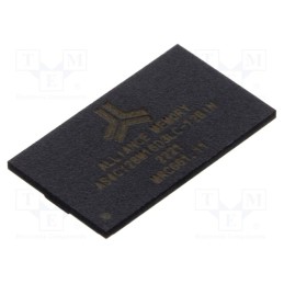 1 pcs x ALLIANCE MEMORY - AS4C128M16D3LC-12BIN - IC: DRAM memory, 2GbDRAM, 128Mx16bit, 1.35V, 800MHz, 13.75ns