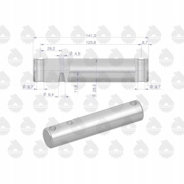 Lower link roller 1695314m1 mf3 original Ursus