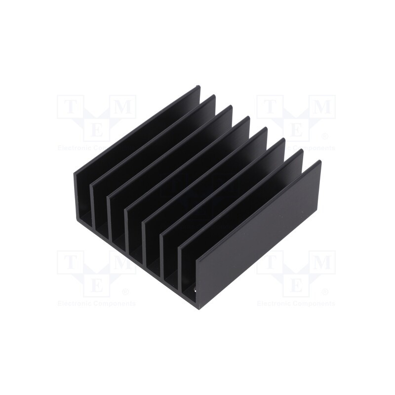 1 pcs x Wakefield Thermal - 518-95AB - Heatsink: extruded, grilled, TO218,TO220, black, L: 61mm, W: 57.9mm