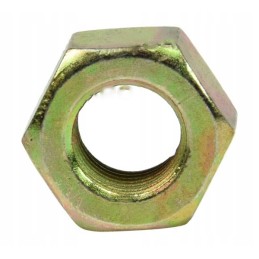 Front axle nut, rear axle and steering system