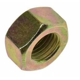 Front axle nut, rear axle and steering system