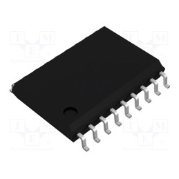 1 pcs x MICROCHIP TECHNOLOGY - PIC16F54-I/SO - IC: PIC microcontroller, 750B, 20MHz, ICSP, 2÷5.5VDC, SMD, SO18