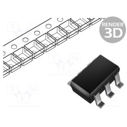 1 pcs x TEXAS INSTRUMENTS - TPS3103K33DBVT - IC: Supervisor Integrated Circuit, open drain, 0.9÷3.6VDC, Ch: 1