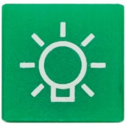 Low beam position lights symbol ZETOR 53359964