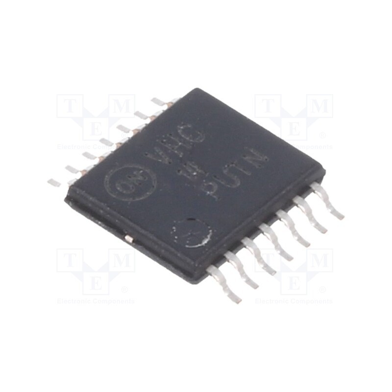 1 pcs x ONSEMI - MC74VHC14DTG - IC: digital, hex,inverter,Schmitt trigger, NOT, Ch: 6, IN: 1, CMOS