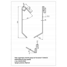 The raking finger of the Poznań seeder, 6 left, 3 fi