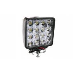 Halogen work lamp 16 LED 48W 12 24V 2 pcs set
