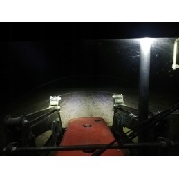 Halogen work lamp 16 LED 48W 12 24V 2 pcs set