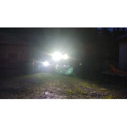 Halogen work lamp 16 LED 48W 12 24V 2 pcs set