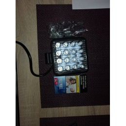 Halogen work lamp 16 LED 48W 12 24V 2 pcs set