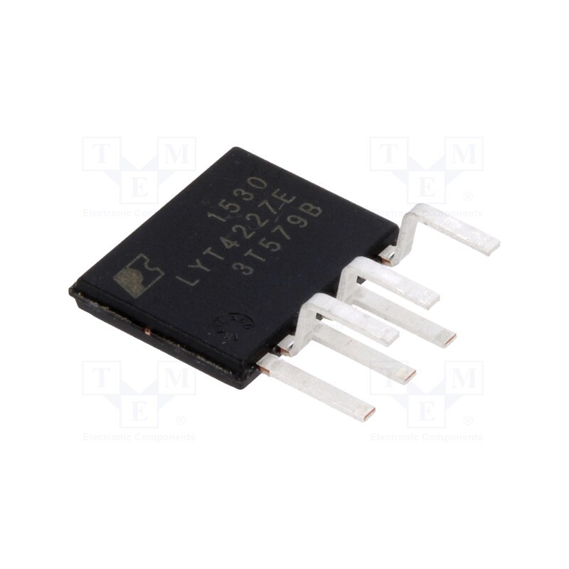 1 pcs x POWER INTEGRATIONS - LYT4227E3 - IC: PMIC, AC/DC switcher,LED driver, 160÷308V, Ubr: 725V, eSIP-7C